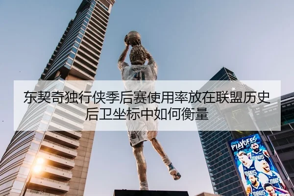 东契奇独行侠季后赛使用率放在联盟历史后卫坐标中如何衡量